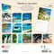 Tropical Islands | 2026 12 x 24 Inch (Hanging) Monthly Square Wall Calendar | Foil Stamped Cover | Plastic-Free